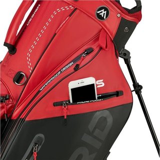 Big Max Dri Lite Hybrid Plus Standbag, rot/schwarz