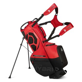 Big Max Dri Lite Hybrid Plus Standbag, rot/schwarz