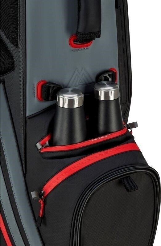 Big Max Dri Lite Hybrid Tour 2 stand bag, schwarz/grau/rot