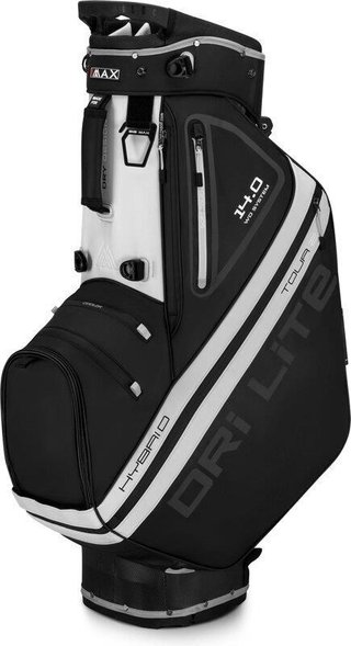 Big Max Dri Lite Hybrid Tour 2 stand bag, schwarz/weiss