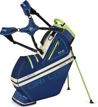 Big Max Dri Lite Hybrid Tour 2 stand bag, dunkelblau/limette
