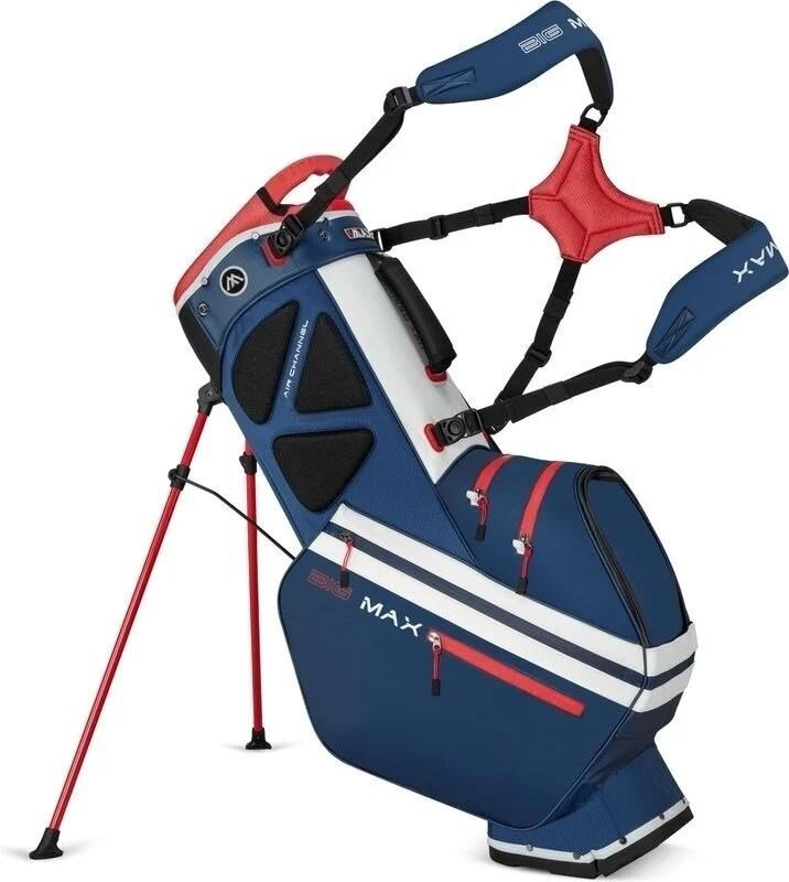 Big Max Dri Lite Hybrid Tour 2 stand bag, dunkelblau/rot/weiss