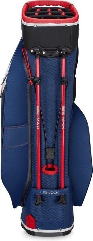 Big Max Dri Lite Hybrid Tour 2 stand bag, dunkelblau/rot/weiss