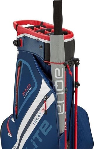 Big Max Dri Lite Hybrid Tour 2 stand bag, dunkelblau/rot/weiss