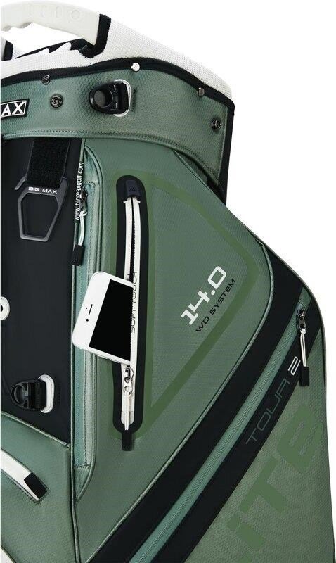 Big Max Dri Lite Hybrid Tour 2 stand bag, grün/schwarz