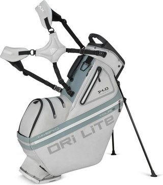 Big Max Dri Lite Hybrid Tour 2 stand bag, silber/grau
