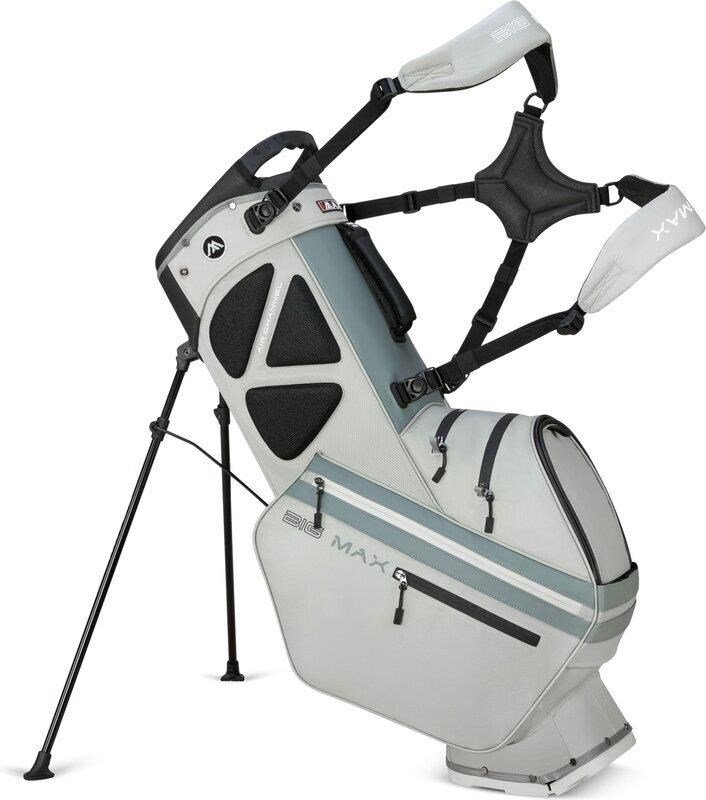Big Max Dri Lite Hybrid Tour 2 stand bag, silber/grau