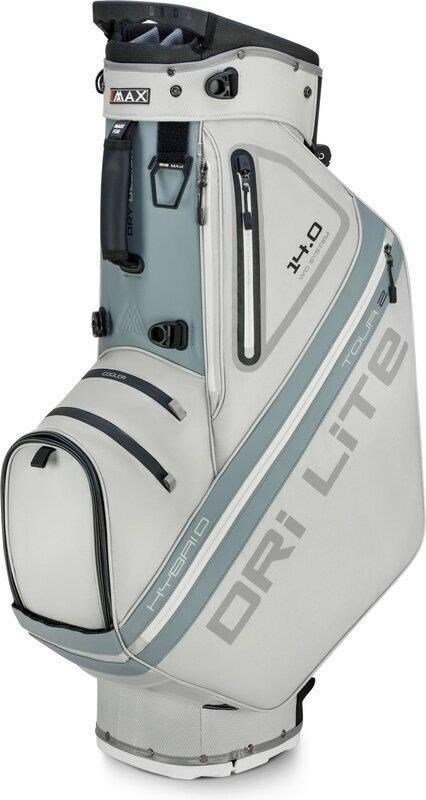 Big Max Dri Lite Hybrid Tour 2 stand bag, silber/grau