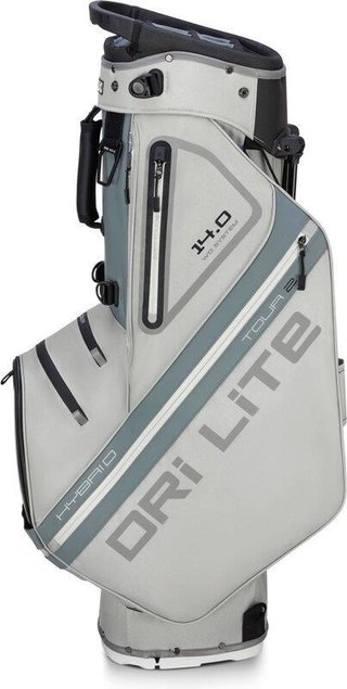 Big Max Dri Lite Hybrid Tour 2 stand bag, silber/grau
