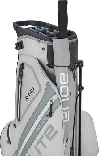 Big Max Dri Lite Hybrid Tour 2 stand bag, silber/grau