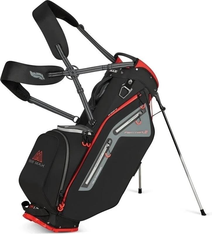 Big Max Dri Lite Feather 2 Standbag, schwarz/rot