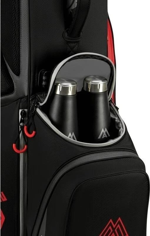 Big Max Dri Lite Feather 2 Standbag, schwarz/rot
