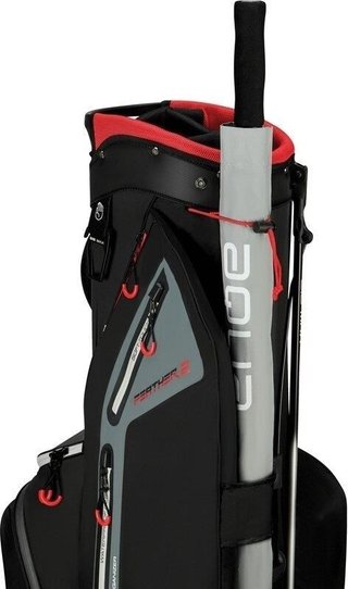 Big Max Dri Lite Feather 2 Standbag, schwarz/rot