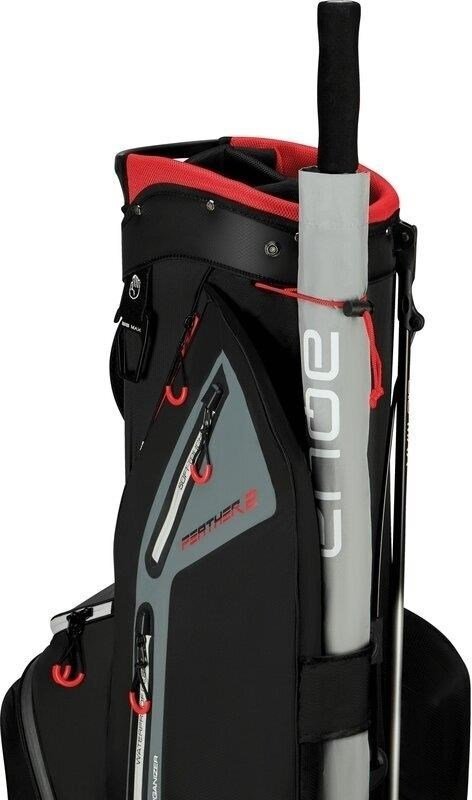 Big Max Dri Lite Feather 2 Standbag, schwarz/rot