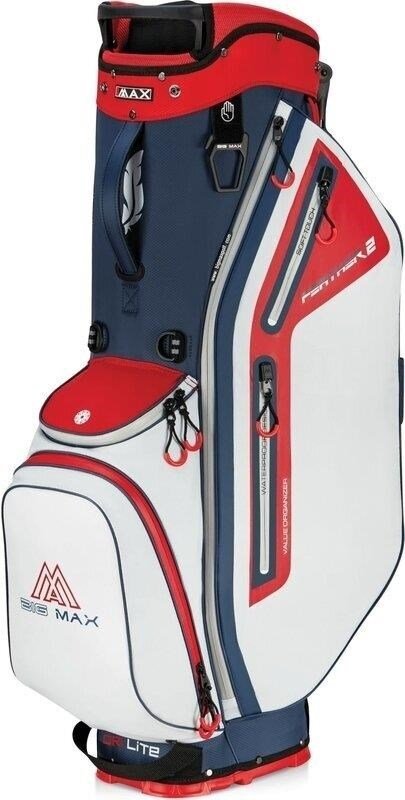 Big Max Dri Lite Feather 2 Standbag, blau/rot/weiss