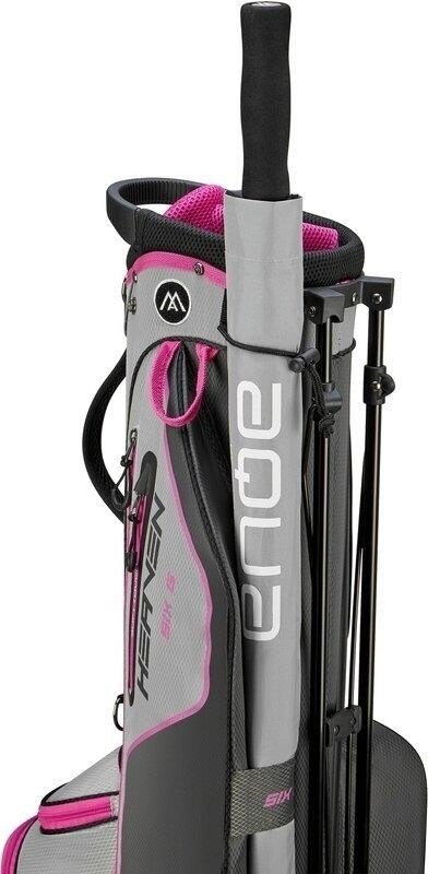 Big Max Heaven Six G Standbag, grau/fuchsia