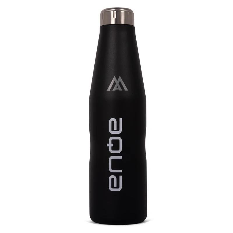 AQUA Bottle Stainless Steel, schwarz