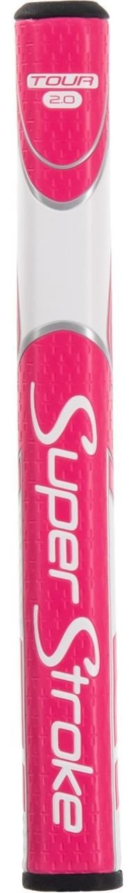 SuperStroke Zenergy Tour 2.0 Putter Grip, pink/weiß