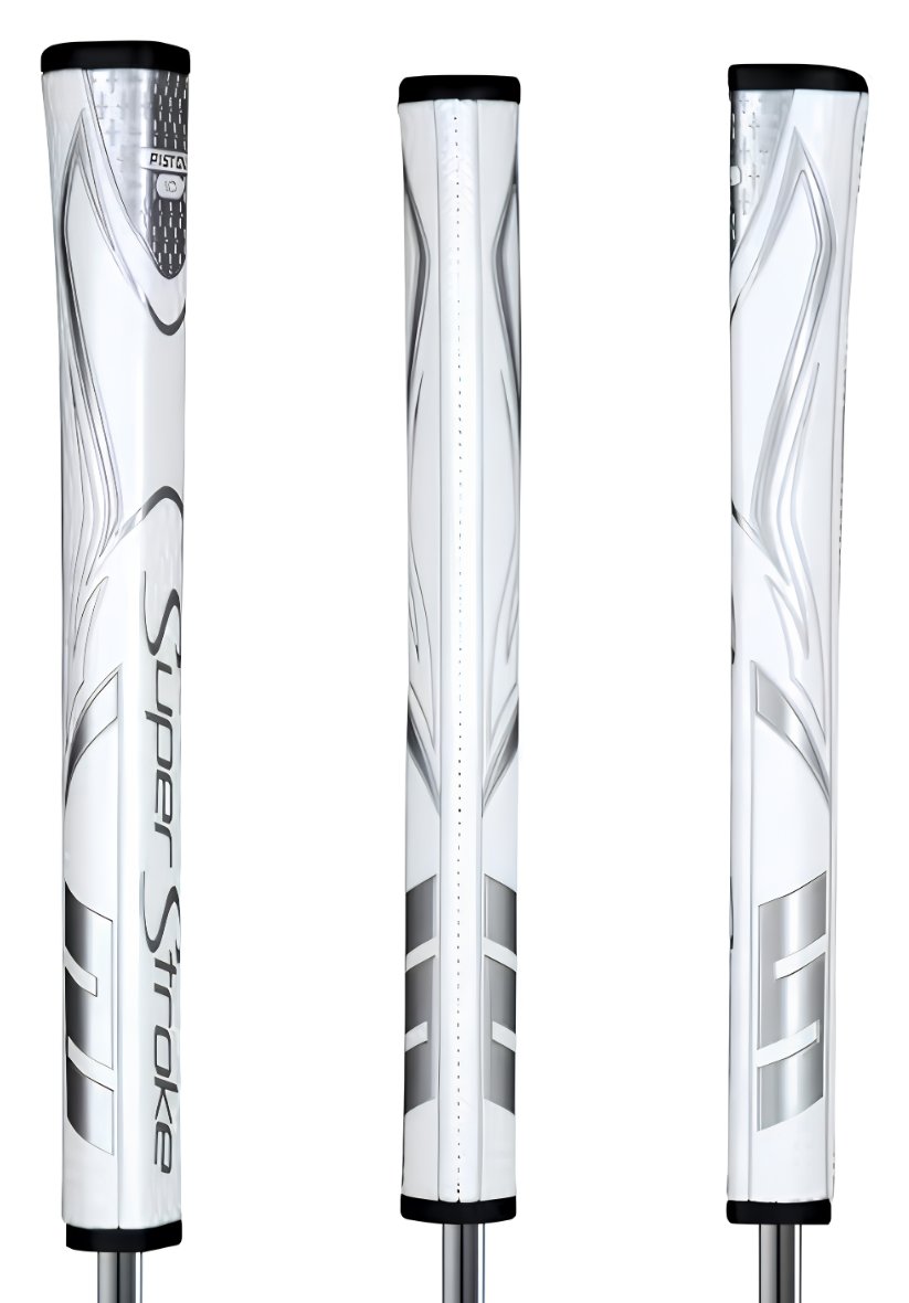 SuperStroke Zenergy Pistol GT 1.0 Putter Griff. weiss/silber