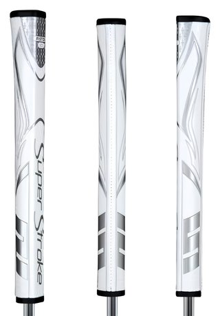 SuperStroke Zenergy Pistol GT 1.0 Putter Griff. weiss/silber