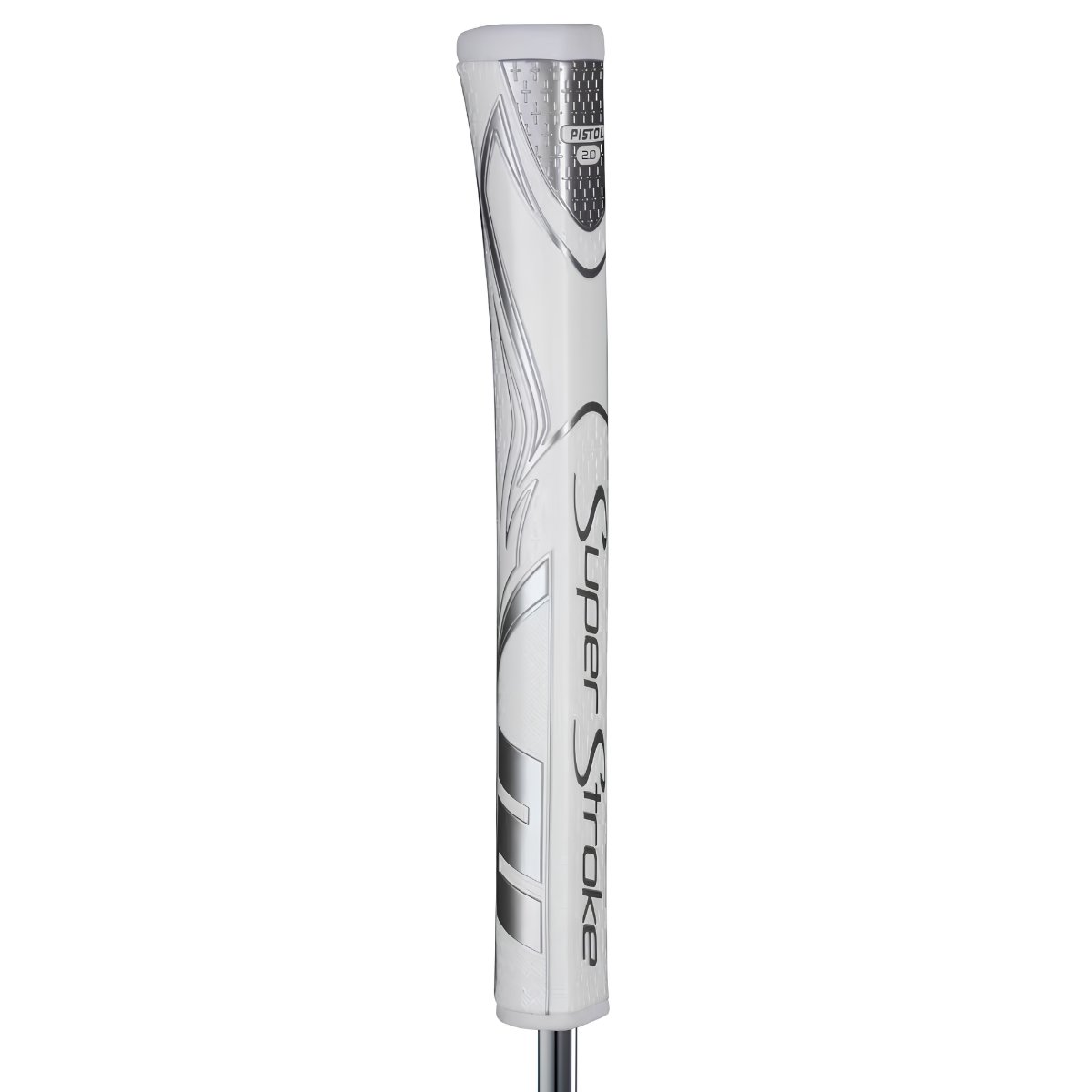 SuperStroke Zenergy Pistol GT 2.0 Putter Griff, weiss/silber