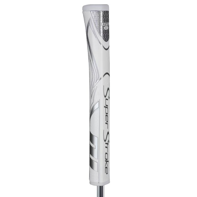 SuperStroke Zenergy Pistol GT 2.0 Putter Griff, weiss/silber