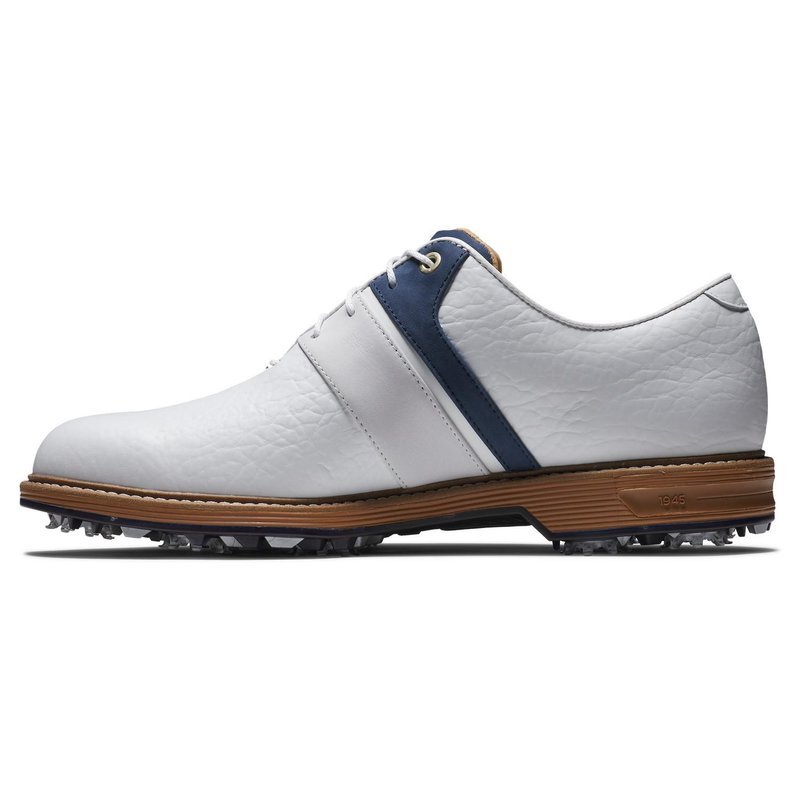 FootJoy Premiere Series Packard Herren Golfschuhe, weiss/dunkelblau