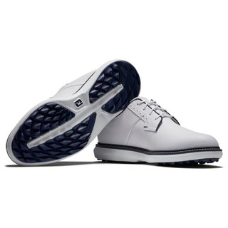 FootJoy Traditions Herren Golfschuhe, navy/brick blucher