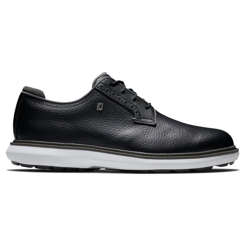 FootJoy Traditions Blucher Herren Golfschuhe, schwarz