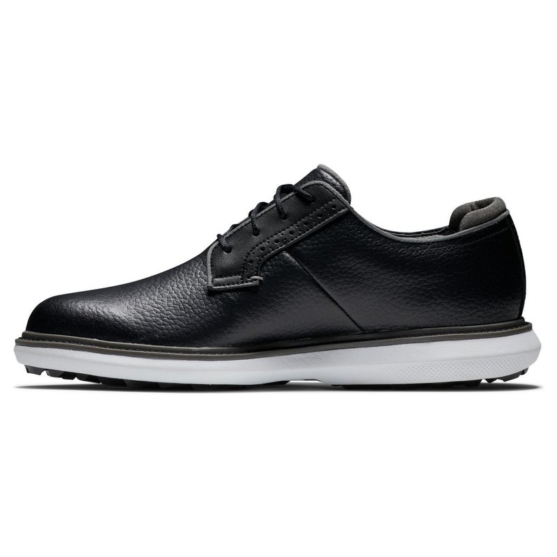 FootJoy Traditions Blucher Herren Golfschuhe, schwarz