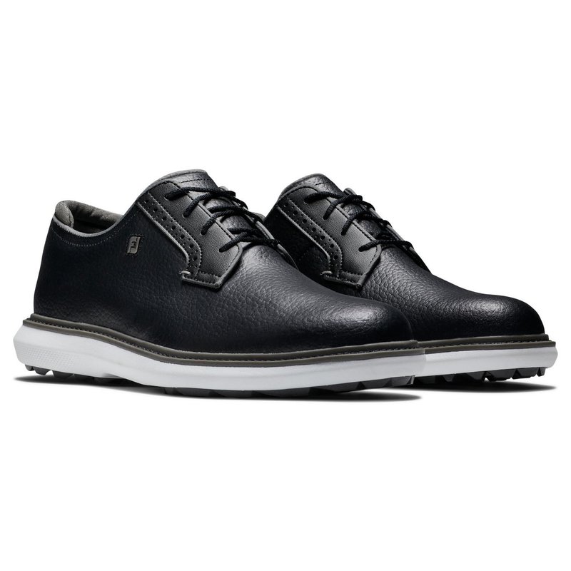 FootJoy Traditions Blucher Herren Golfschuhe, schwarz
