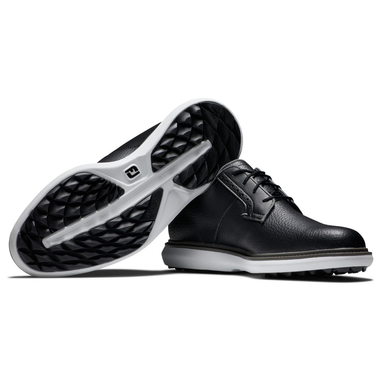 FootJoy Traditions Blucher Herren Golfschuhe, schwarz