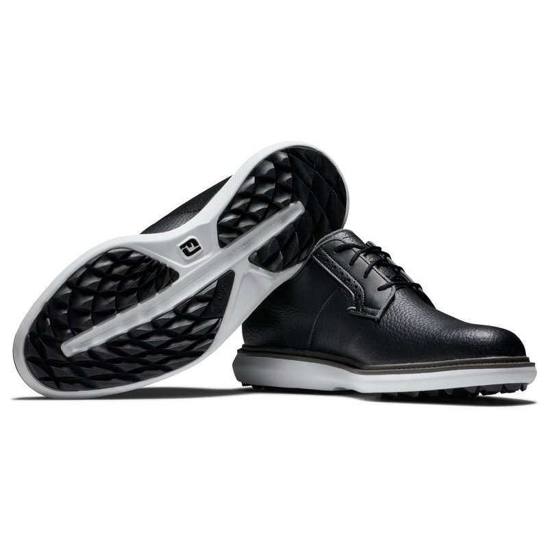 FootJoy Traditions Blucher Herren Golfschuhe, schwarz