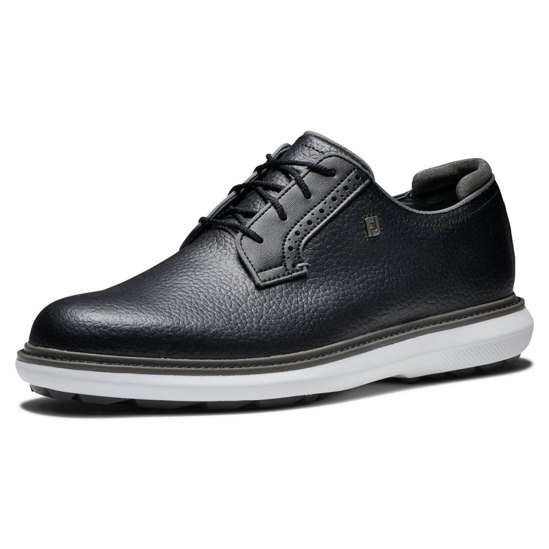 FootJoy Traditions Blucher Herren Golfschuhe, schwarz
