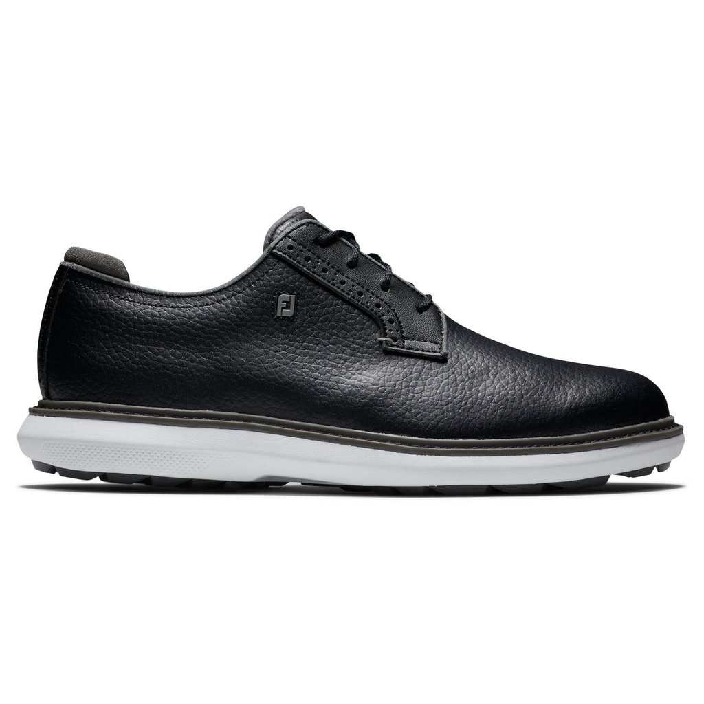 FootJoy Traditions Blucher Herren Golfschuhe, schwarz