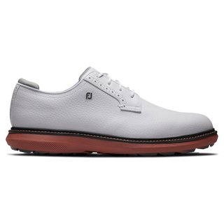 FootJoy Traditions Herren Golfschuhe, weiss/brick blucher
