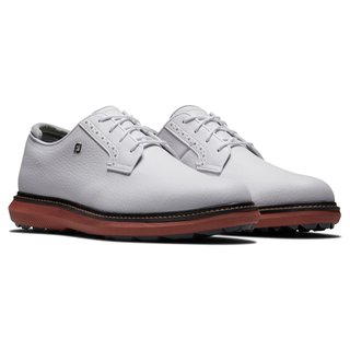 FootJoy Traditions Herren Golfschuhe, weiss/brick blucher
