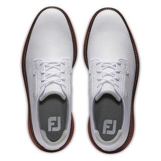 FootJoy Traditions Herren Golfschuhe, weiss/brick blucher