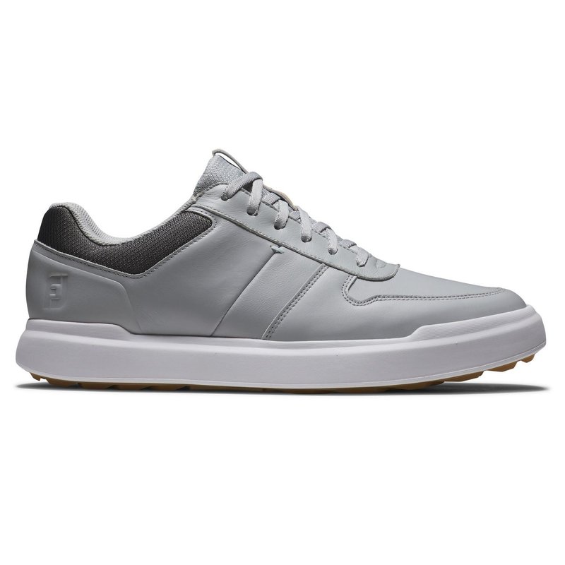 FootJoy Contour Casual Herren Golfschuhe, grau/weiss