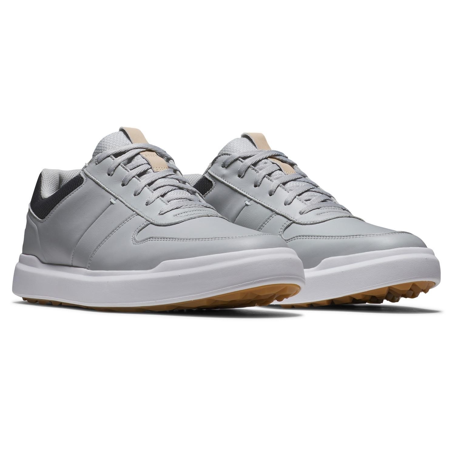 FootJoy Contour Casual Herren Golfschuhe, grau/weiss