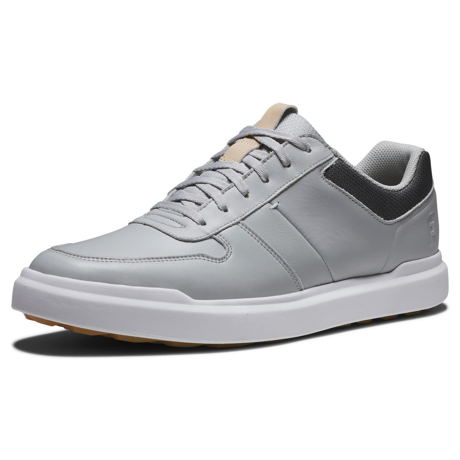 FootJoy Contour Casual Herren Golfschuhe, grau/weiss