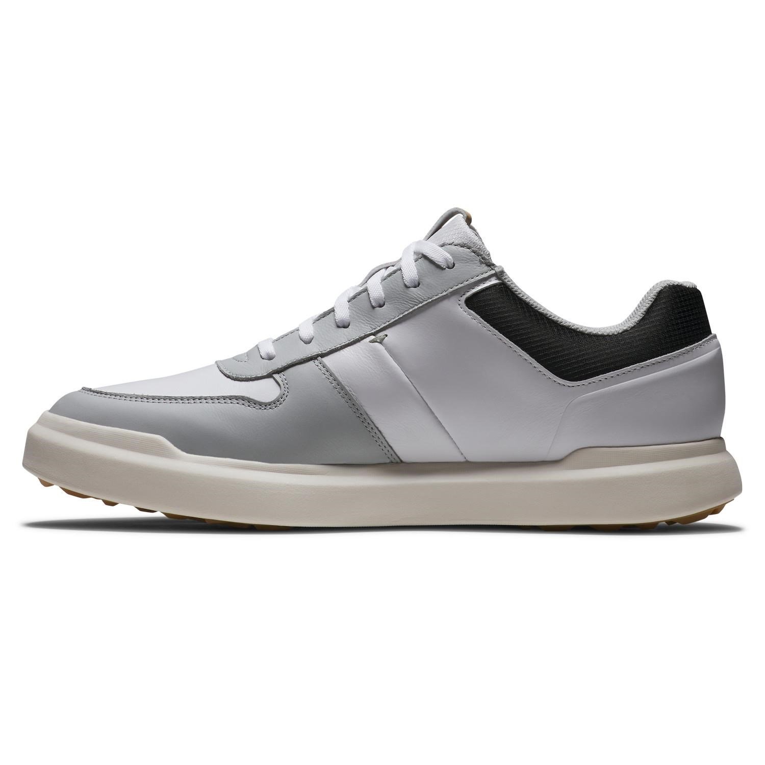 FootJoy Contour Casual Herren Golfschuhe, weiss/grau/schwarz