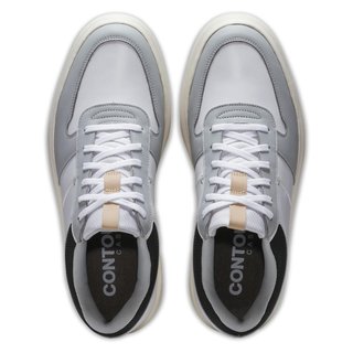FootJoy Contour Casual Herren Golfschuhe, weiss/grau/schwarz