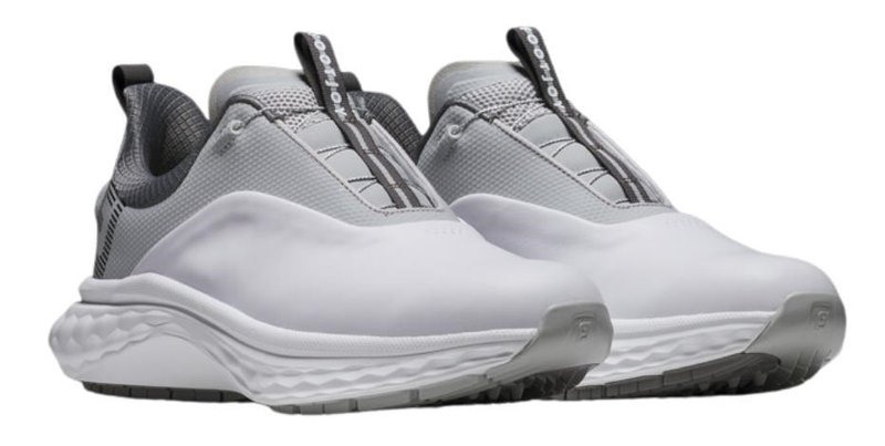 FootJoy Quantum BOA Herren Golfschuhe, weiss/grau
