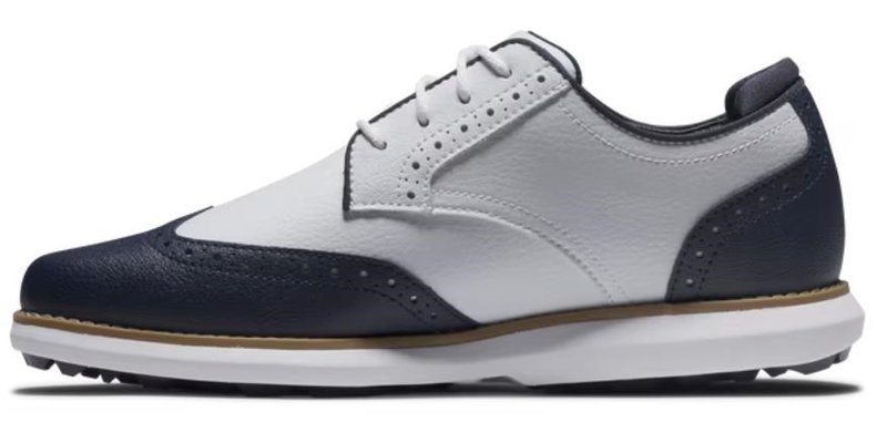FootJoy Traditions Wing Tip Damen Golfschuhe, weiss/dunkelblau