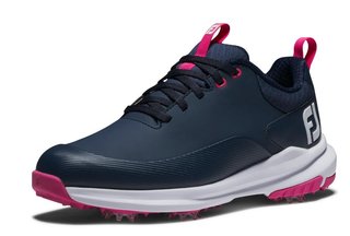 FootJoy Tour Rival Damen Golfschuhe, dunkelblau/weiss/rosa