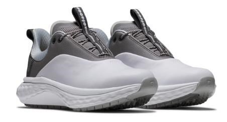 FootJoy Quantum Leather Damen Golfschuhe, weiss/grau