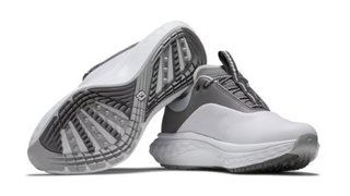 FootJoy Quantum Leather Damen Golfschuhe, weiss/grau