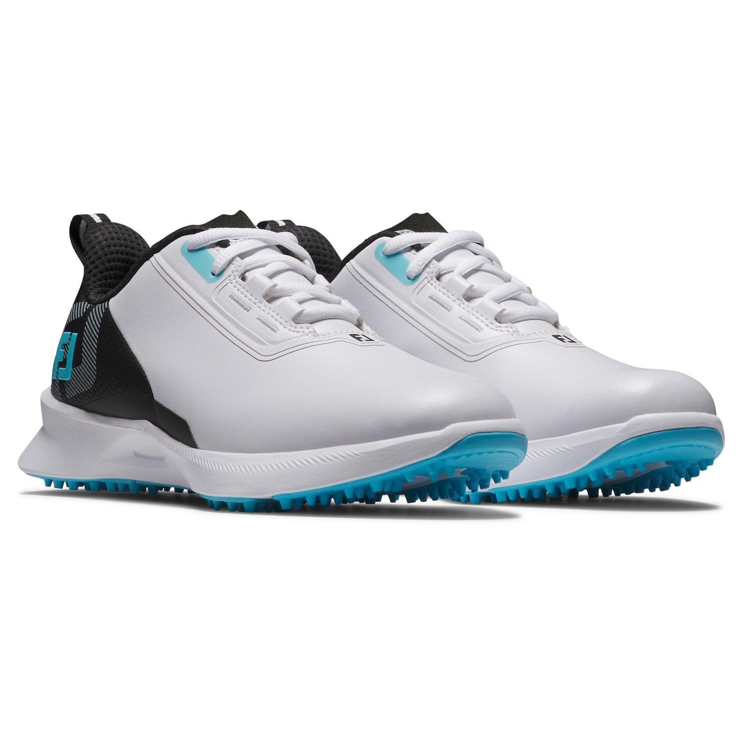 FootJoy Fuel Junior Junior Golfschuhe, weiss/schwarz/blau