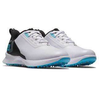 FootJoy Fuel Junior Junior Golfschuhe, weiss/schwarz/blau